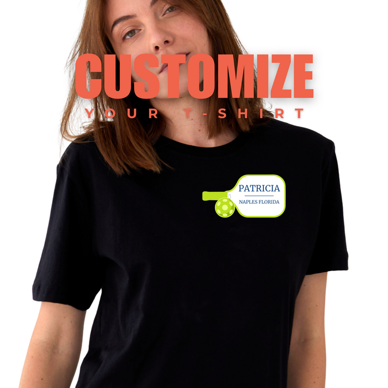 Customize pickleball t-shirt PeaMac Tees