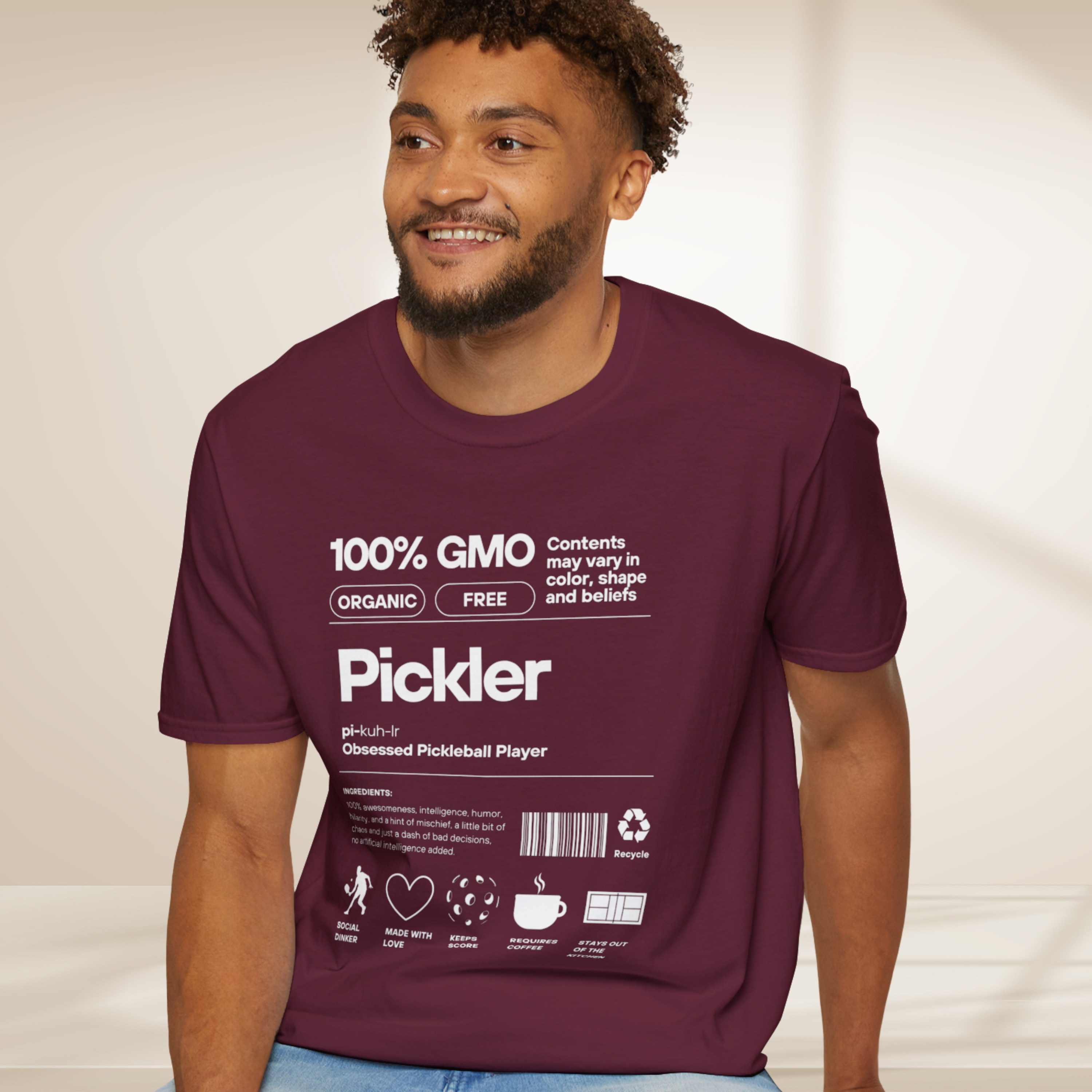 Men's Pickleball Apparel & Accessories — Male Graphics