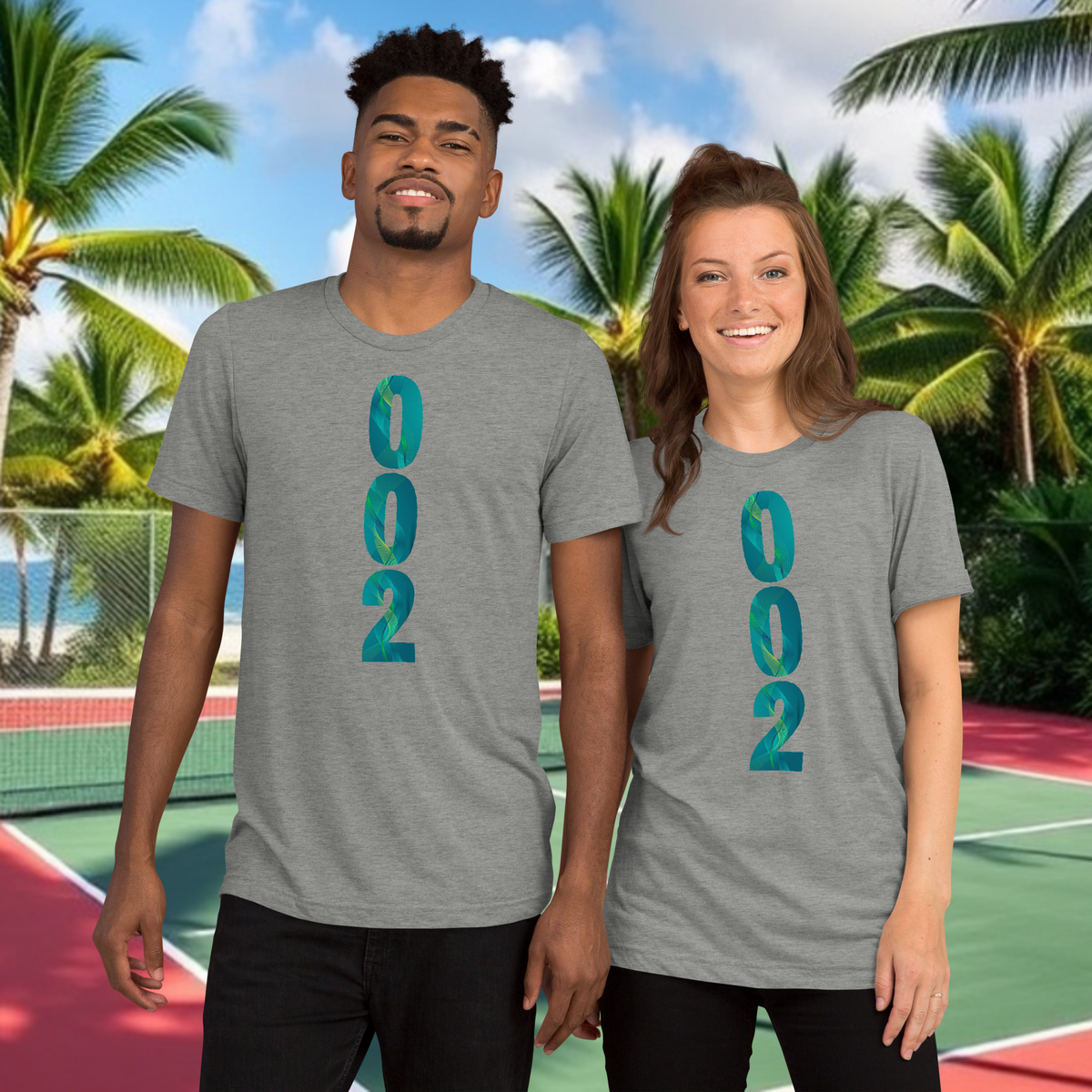 002 GameStart Green Pickleball T-Shirt, unisex athletic grey tri-blend performance tee with pickleball design on front peamac tees.