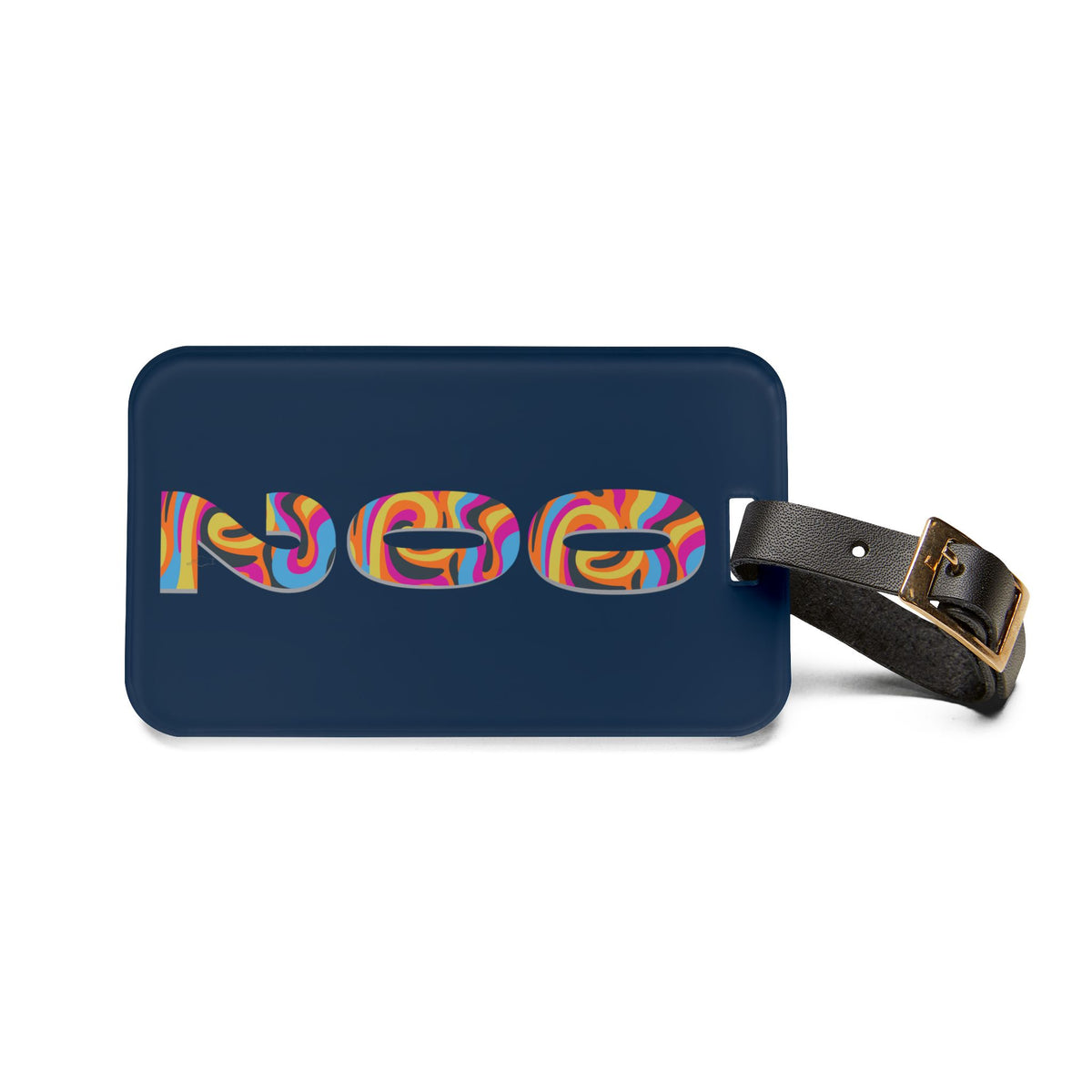 002 Pickleball Court ID - Navy Luggage Tag - Image 4 - PeaMacTees