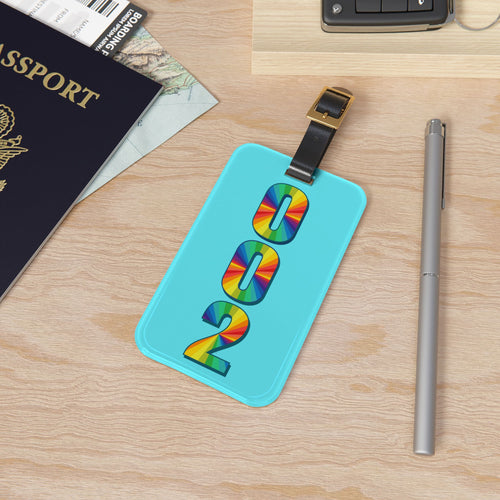 002 Pickleball Court ID - Pride Luggage Tag - Lifestyle 2 - PeaMacTees