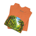 Unisex Hidden Forest Pickleball T-Shirt featuring Bainbridge Island tribute in a casual print design, made by Printify.