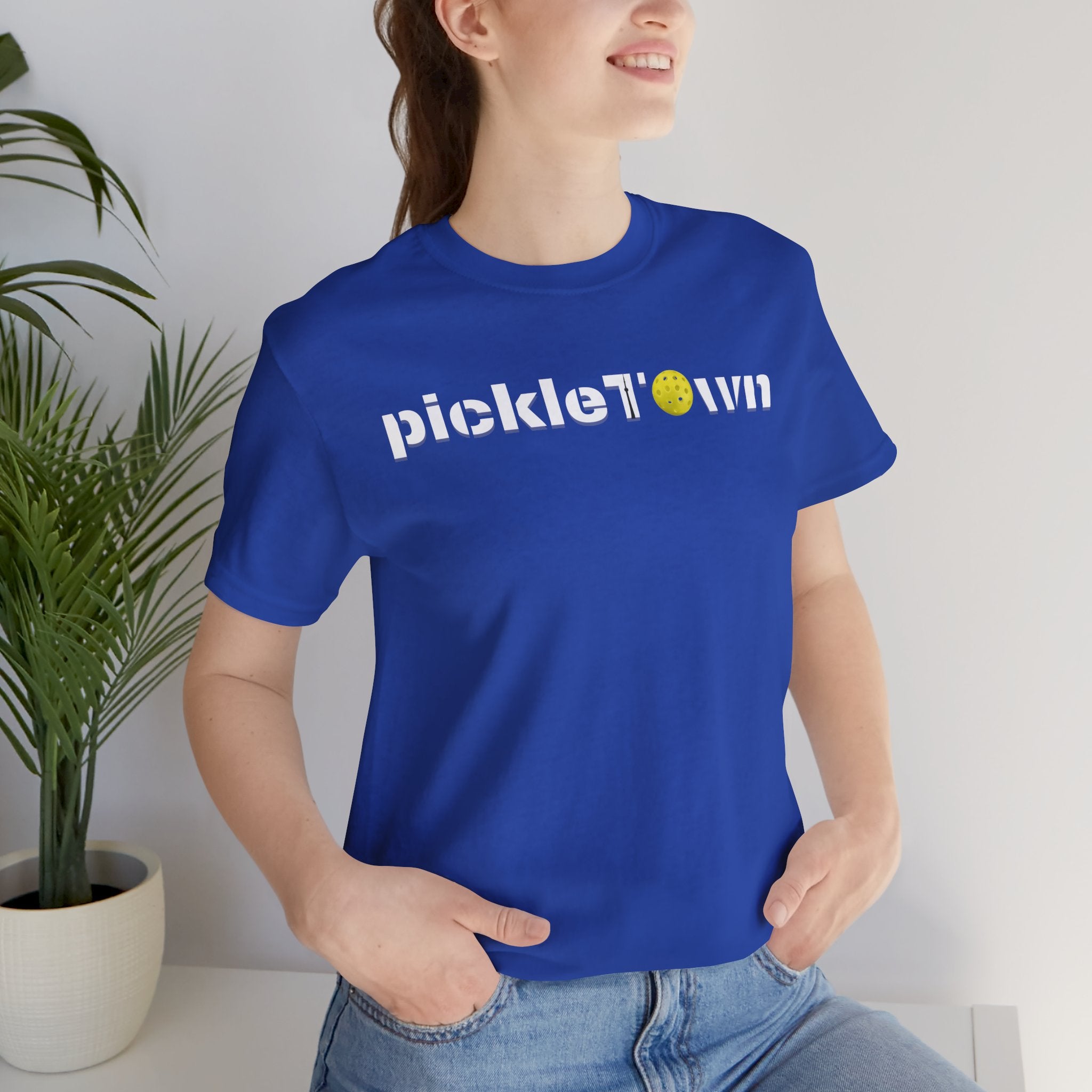 Unisex PickleTOwn T-Shirt: Toronto, The 6ix Pickleball Tee with CN Tower Design | Men's & Women's City Pride Sport Shirt
