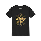 Youth Dinking Diva T-shirt featuring gold filigree pickleball graphic, kids' casual tee by Printify, with colorful design on front.