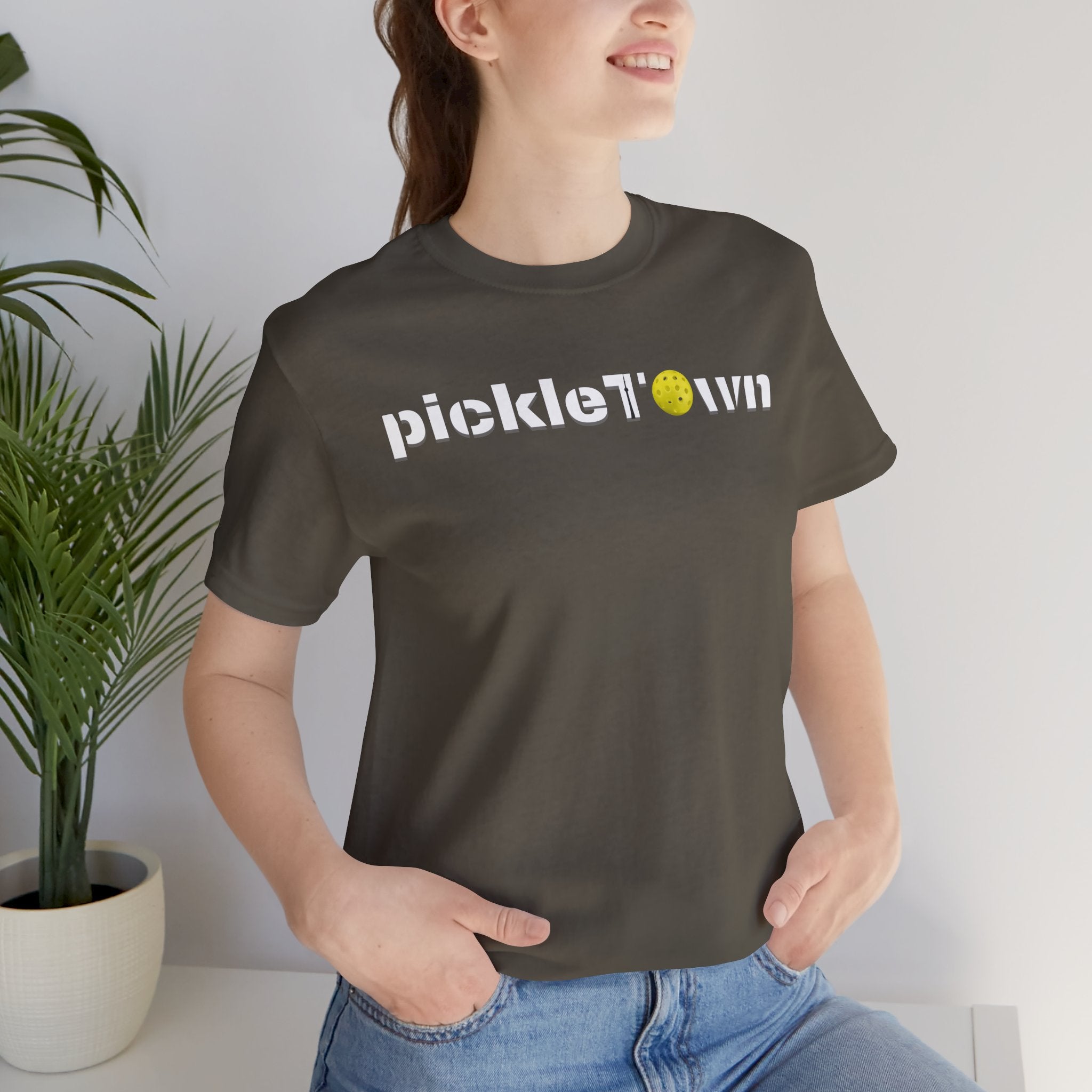 Unisex PickleTOwn T-Shirt: Toronto, The 6ix Pickleball Tee with CN Tower Design | Men's & Women's City Pride Sport Shirt