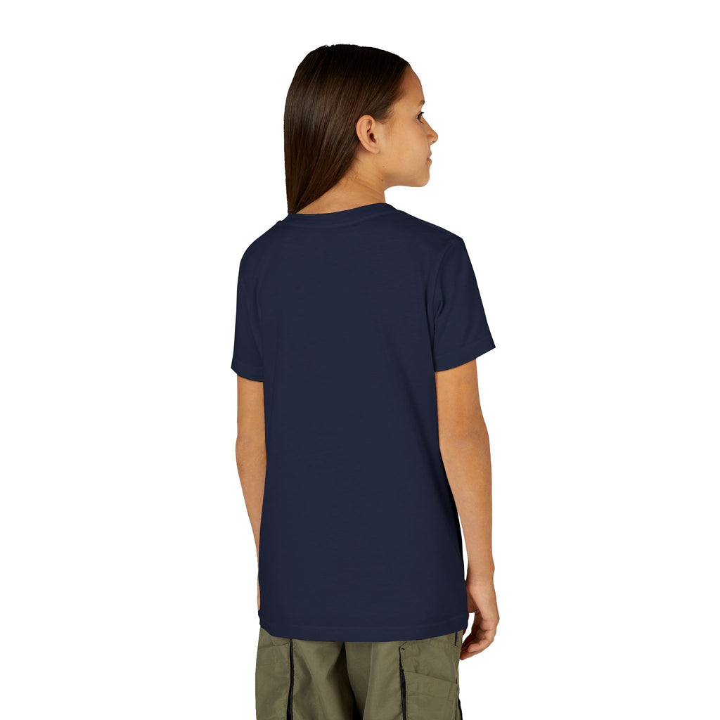 Pink Dinking Diva youth pickleball tee shirt for kids featuring a fun filigree pickleball design by Printify.