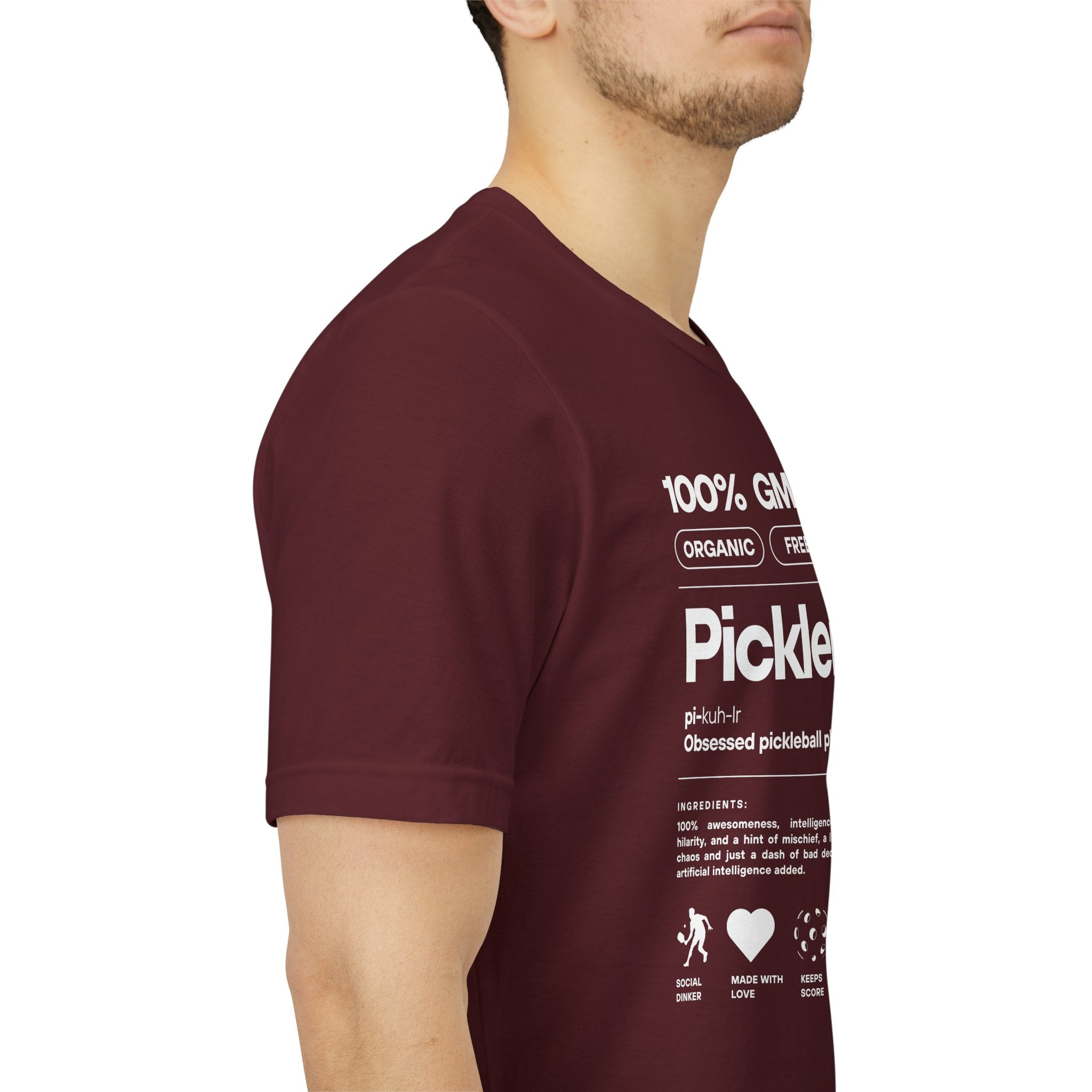 Pickler Funny Definitions T-Shirt - Men's Pickleball Tee - Premium Lightweight Activewear