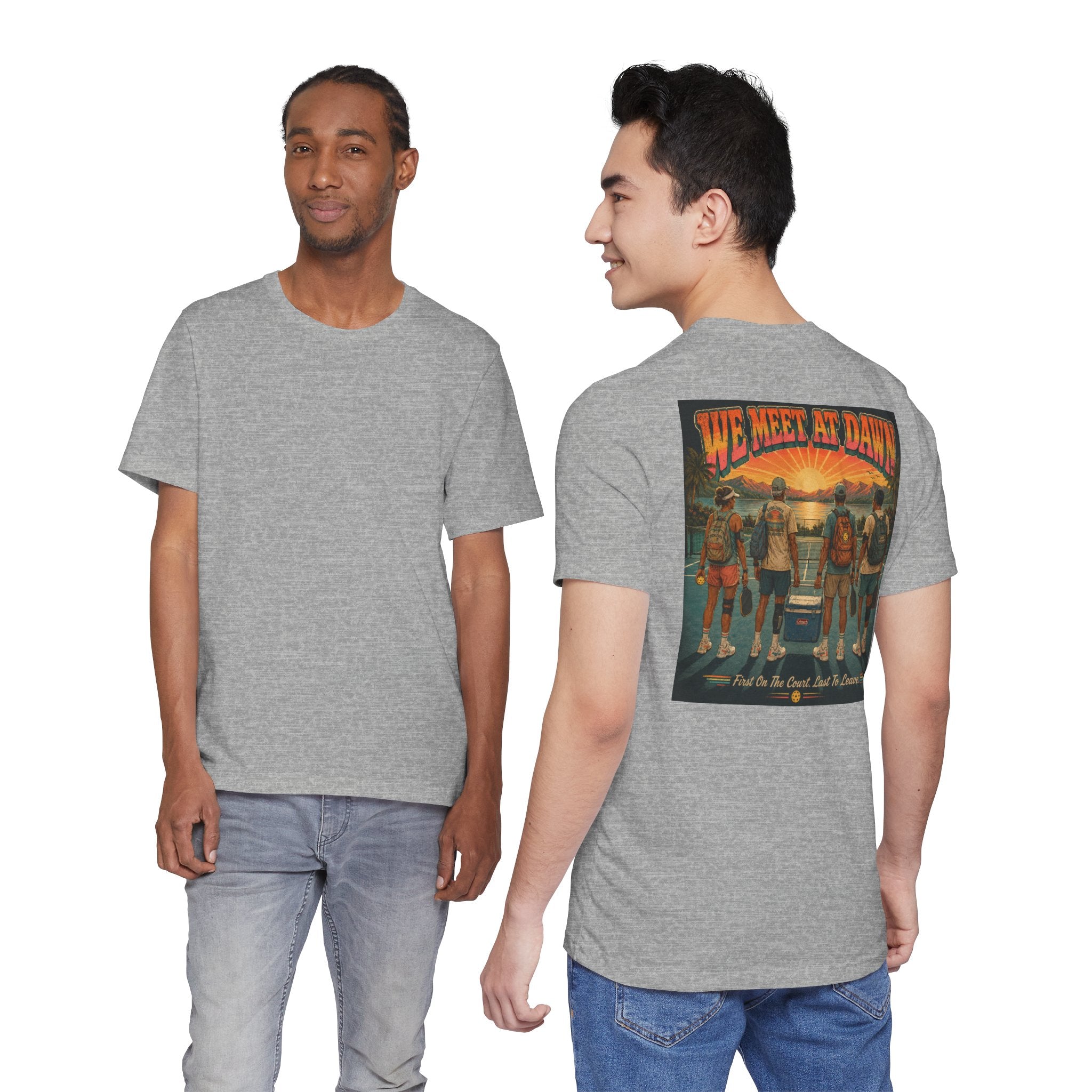 We Meet at Dawn Pickleball T-Shirt — Premium Unisex Lifestyle Tee