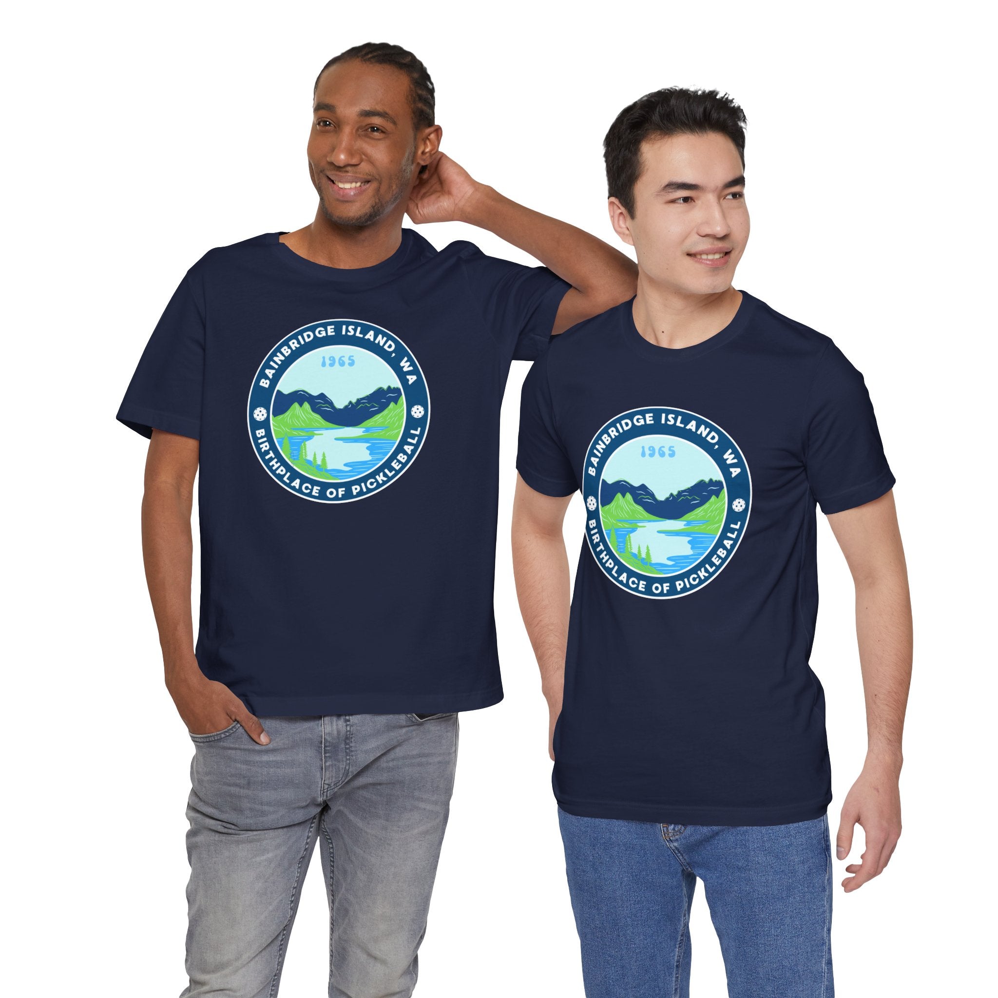Unisex Bainbridge Island WA Birthplace of Pickleball T-Shirt | Premium Activewear Tee | Gift for Men & Women