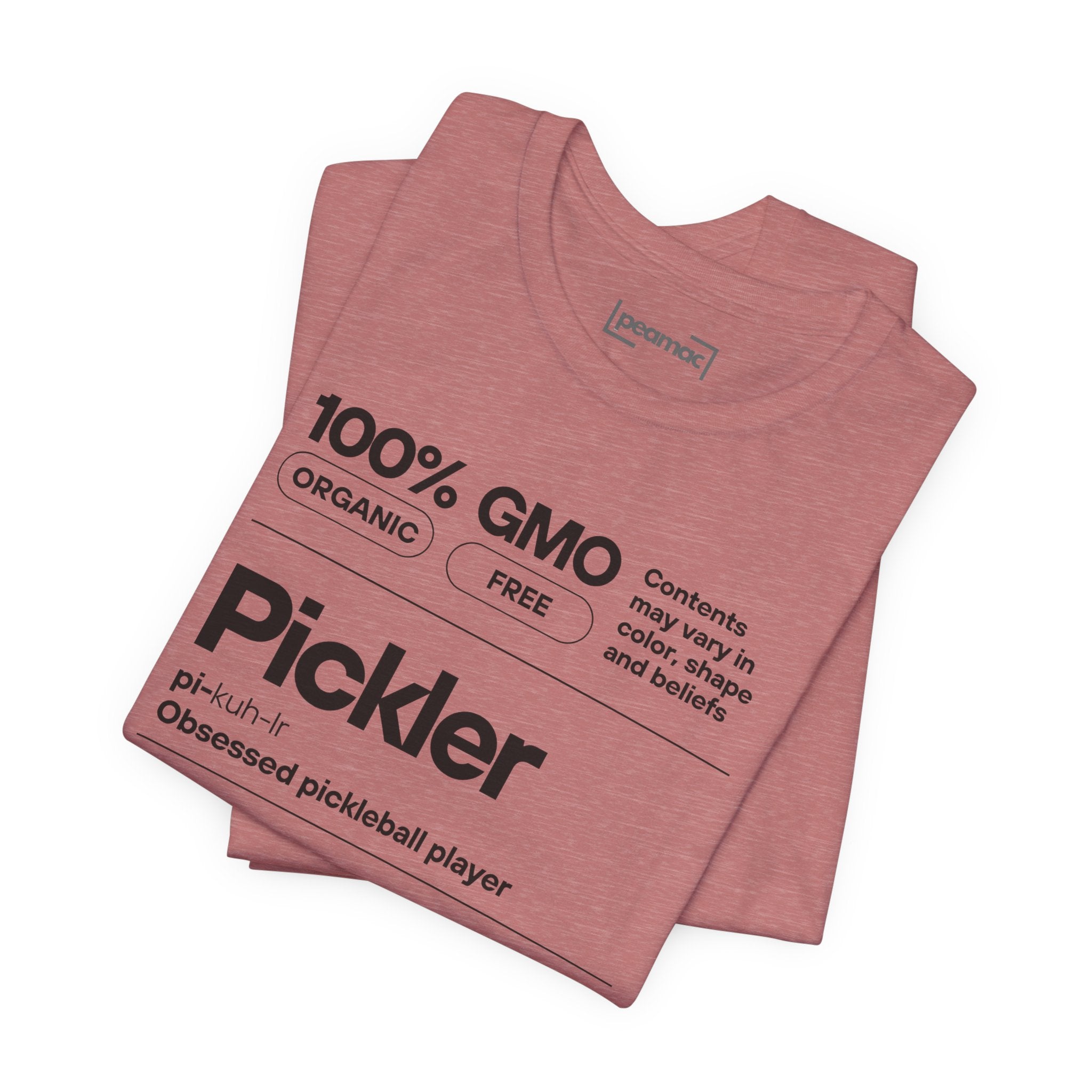 Women's Pickler Funny Definitions T-Shirt by Printify featuring black lightweight activewear with playful pickleball-themed text.