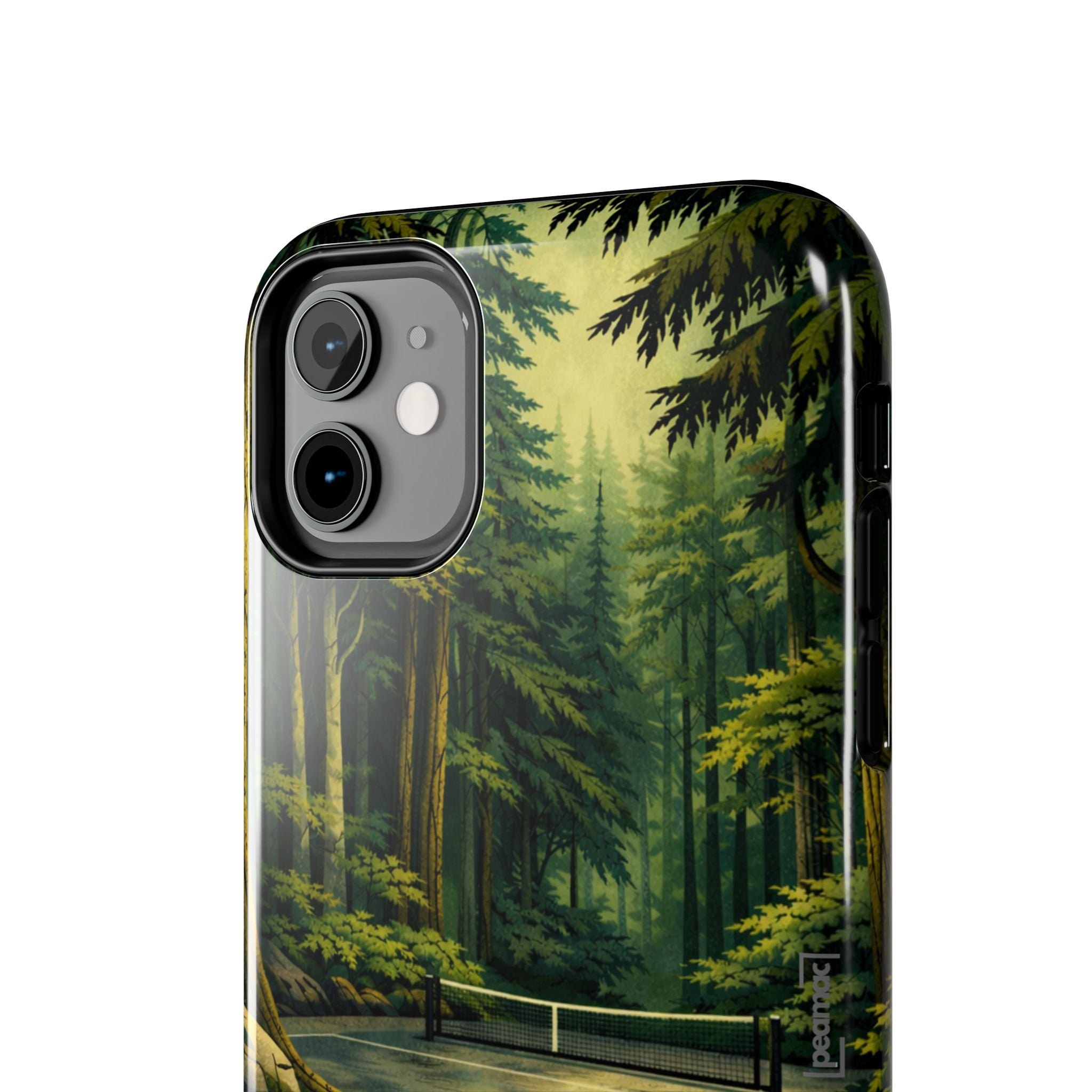 Hidden Forest Pickleball Phone Case – Bainbridge Island Inspired | Compatible with iPhone and Samsung smartphones | Matte or Glossy