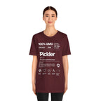 Women's Pickler Funny Definitions T-Shirt featuring white text, lightweight activewear, ideal for pickleball enthusiasts.