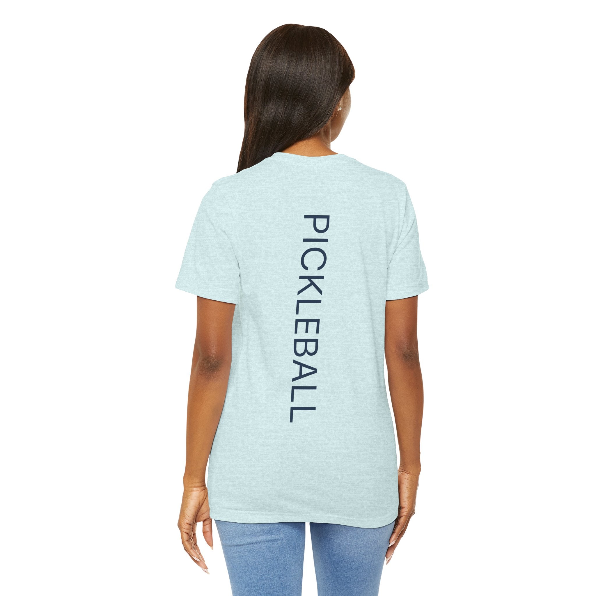 Personalized Pickleball Tee — Custom Name & Club on the Paddle Graphic Design-PeaMac Tees
