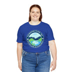 Unisex Bainbridge Island Pickleball T-shirt with "Birthplace of Pickleball 1965" text, printed by Printify.