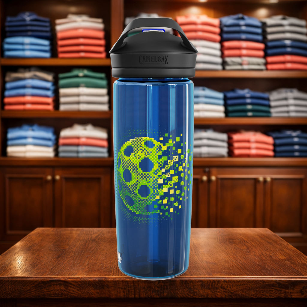 Matrix Burst Pickleball CamelBak Eddy Water Bottle — 20oz & 25oz Neon Green Sports Bottle