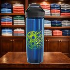 Matrix Burst Pickleball CamelBak Eddy Water Bottle — 20oz & 25oz Neon Green Sports Bottle