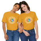 LGBTQ2 pride T-shirt featuring pickleball design, colorful print, and comfortable fit by Printify, perfect for expressing pride.
