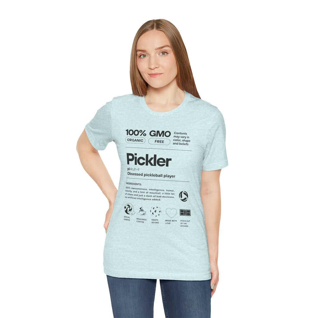 Pickler Funny Definitions T-Shirt - Women's Pickleball Tee - Premium Lightweight Activewear