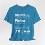 Men's Pickler Funny Definitions T-Shirt by Printify featuring white text and lightweight activewear fabric.