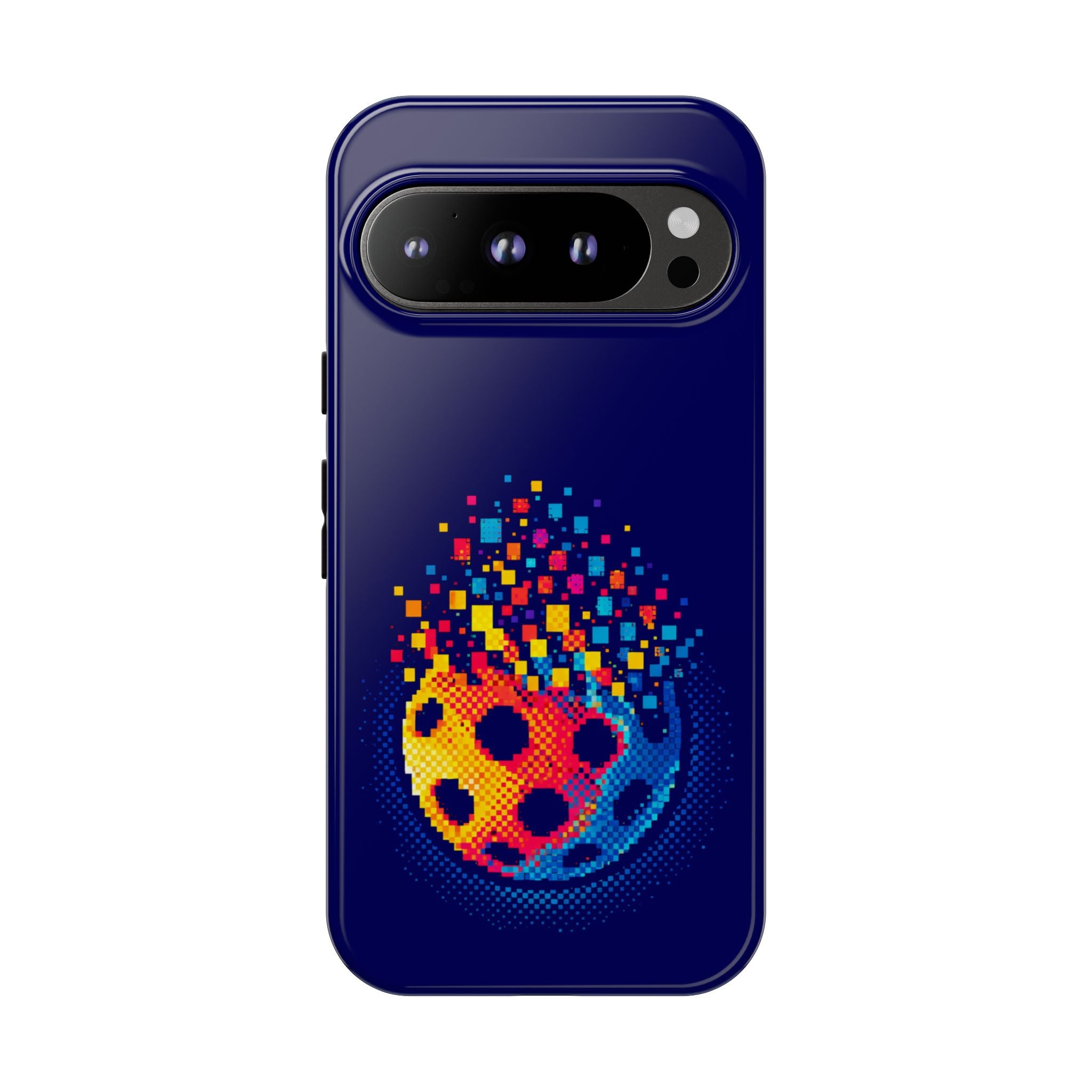 Pixelated Pickleball Phone Case —  Compatible with iPhone, Samsung & Google Pixel-PeaMac Tees