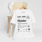Men's black Pickler Funny Definitions T-Shirt featuring pickleball-themed text, lightweight activewear by Printify.