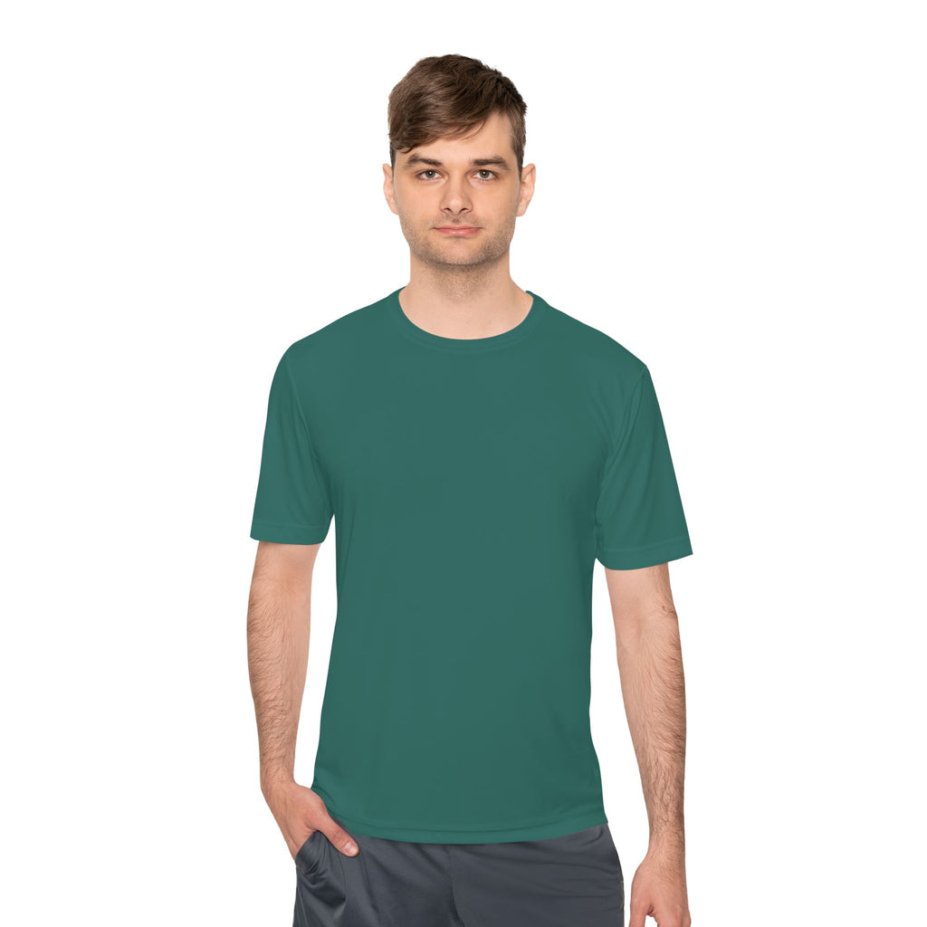 Unisex Pickleball Pride T-Shirt by Printify featuring moisture-wicking performance fabric and colorful pickleball graphic.