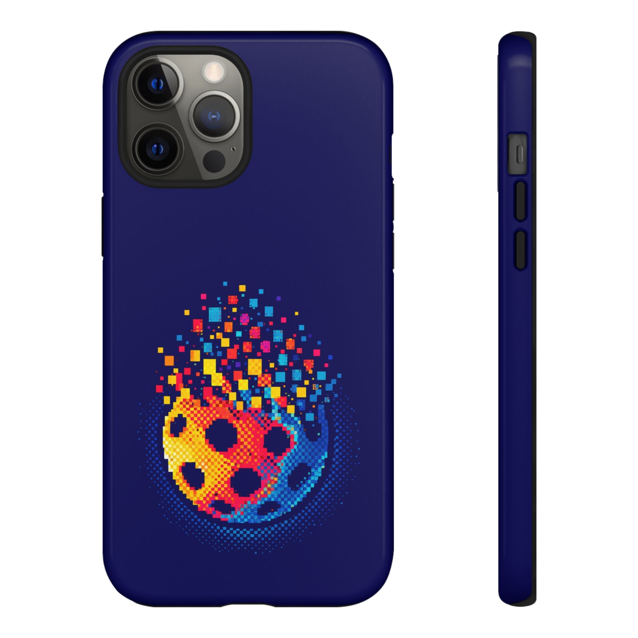 Pixelated Pickleball Phone Case —  Compatible with iPhone, Samsung & Google Pixel-PeaMac Tees