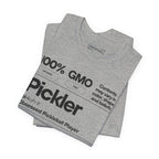 Men's black Pickler Funny Definitions T-Shirt featuring pickleball-themed text, premium lightweight activewear by Printify.