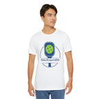 Dinks Responsibly pickleball T-shirt by Printify featuring a paddle and ball graphic, humorous pickleball shirt for sports enthusiasts