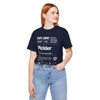Women's Pickler Funny Definitions T-Shirt with white text, lightweight activewear perfect for pickleball enthusiasts, by Printify.