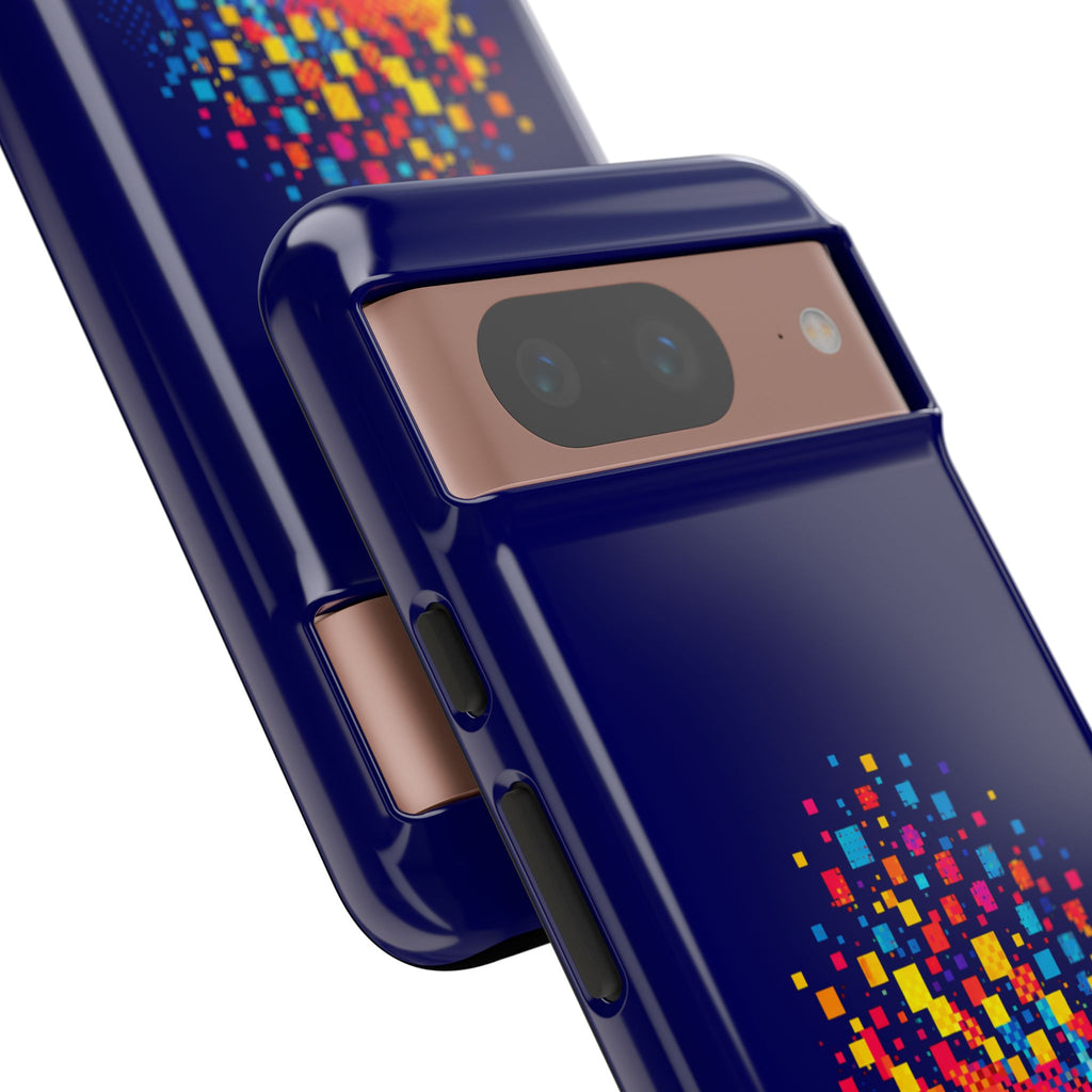 Pixelated Pickleball Phone Case —  Compatible with iPhone, Samsung & Google Pixel-PeaMac Tees