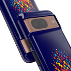 Matrix Burst Pickleball phone case for iPhone, Samsung, and Google Pixel with colorful pickleball design by Printify.