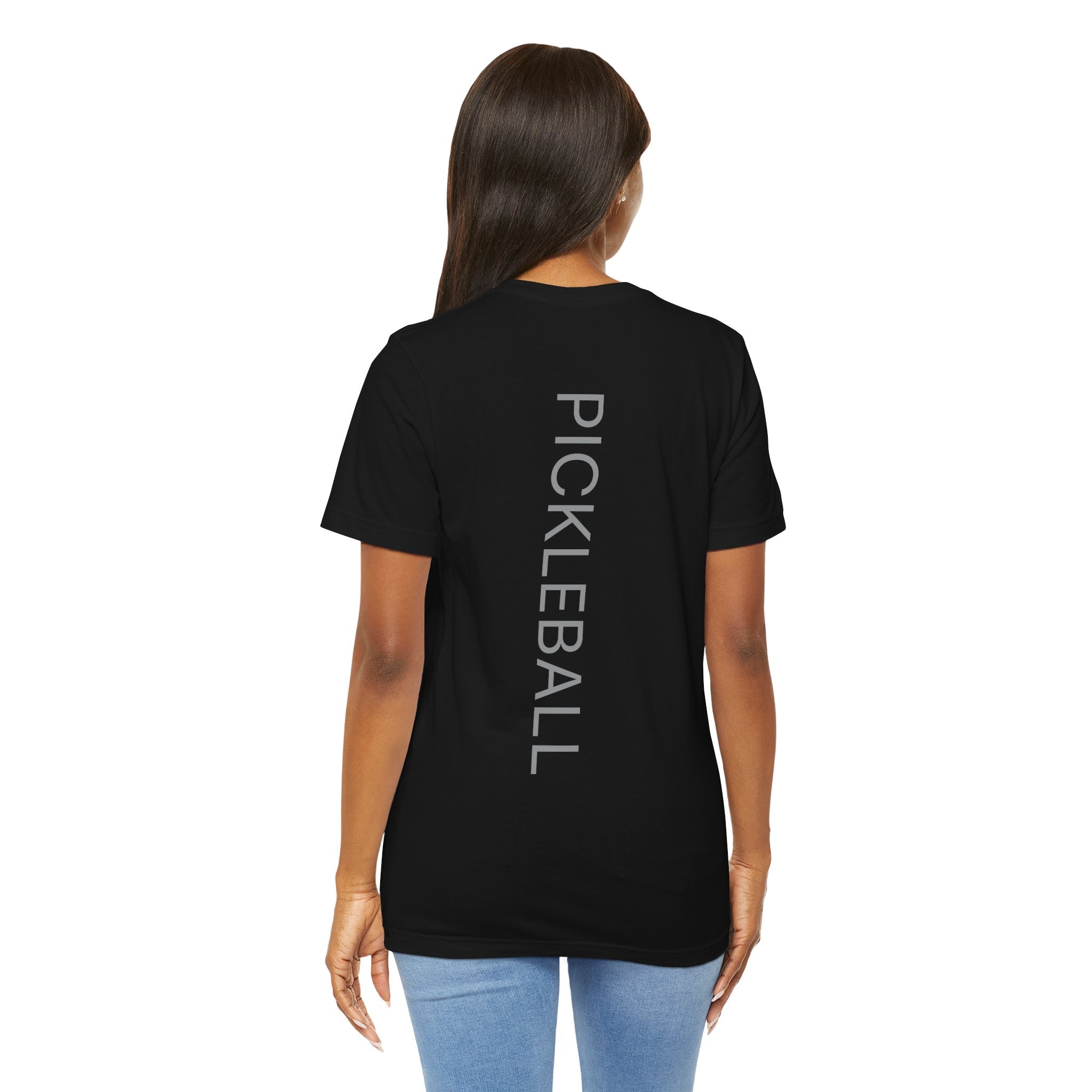 Personalized Pickleball Tee — Custom Name & Club on the Paddle Graphic Design-PeaMac Tees