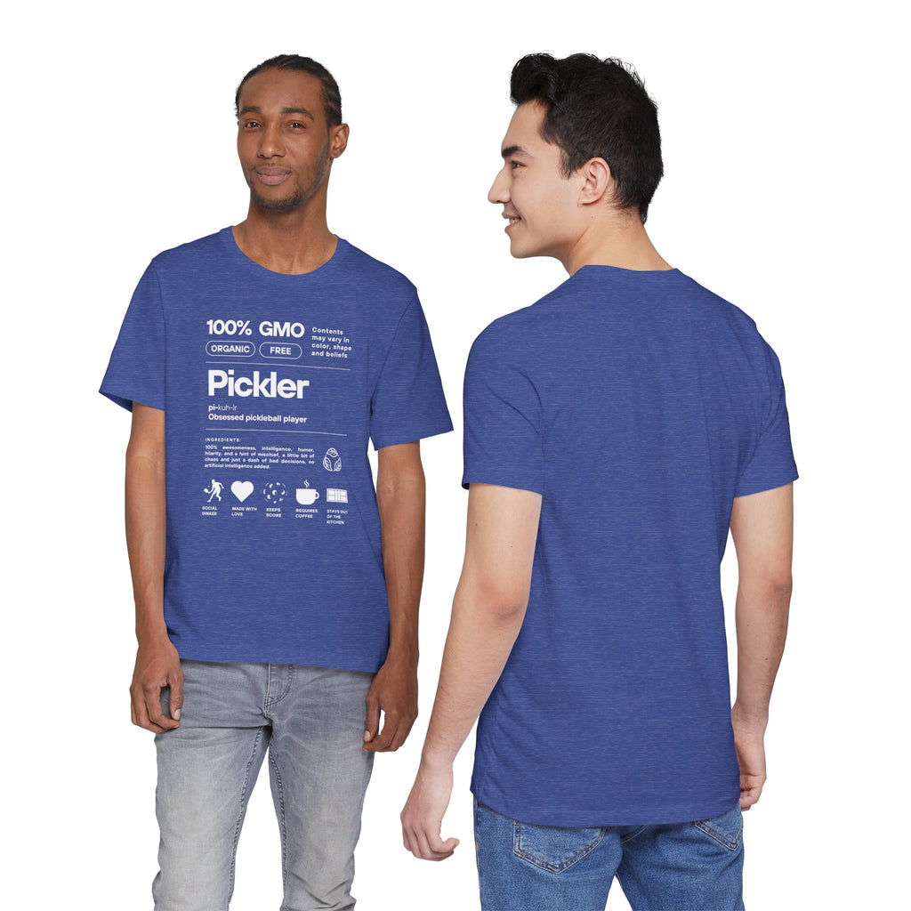 Pickler Funny Definitions T-Shirt - Men's Pickleball Tee - Premium Lightweight Activewear