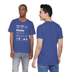 Pickler Funny Definitions T-Shirt - Men's Pickleball Tee - Premium Lightweight Activewear