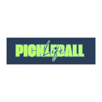 Pickleball Life auto magnet, 10x3 inches, printed by Printify, featuring bold pickleball-themed graphics on a durable magnet.