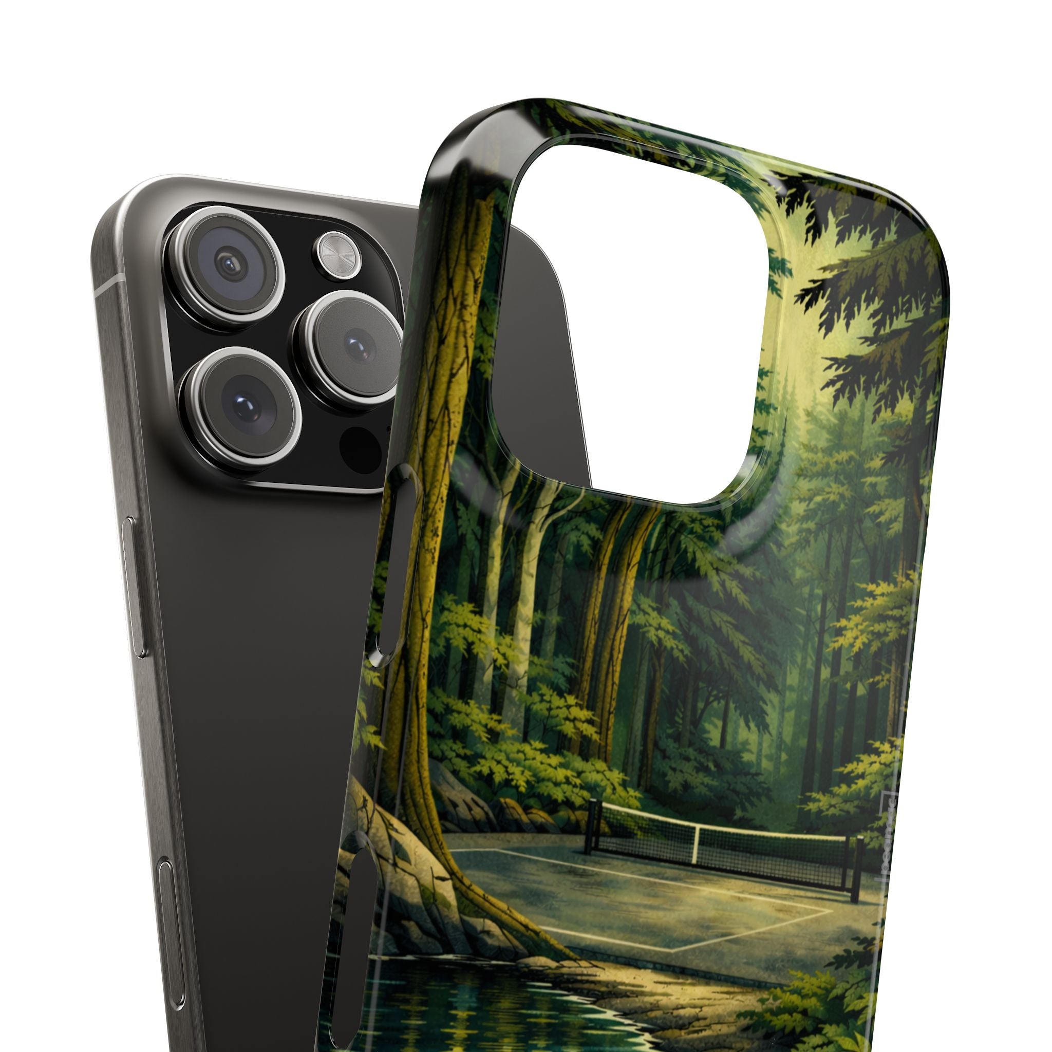 Hidden Forest Pickleball Phone Case —  Compatible with iPhone, Samsung & Google Pixel-PeaMac Tees