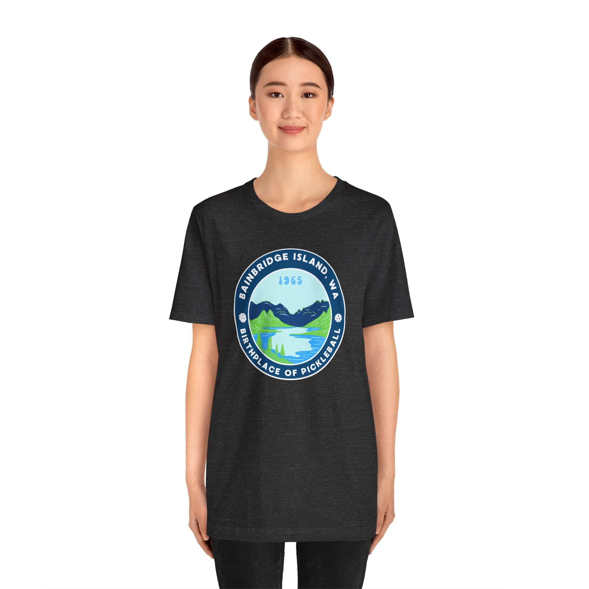 Unisex Bainbridge Island WA Birthplace of Pickleball T-Shirt | Premium Activewear Tee | Gift for Men & Women