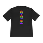 Unisex Pickleball Pride T-Shirt by Printify featuring moisture-wicking performance fabric and colorful pickleball design.