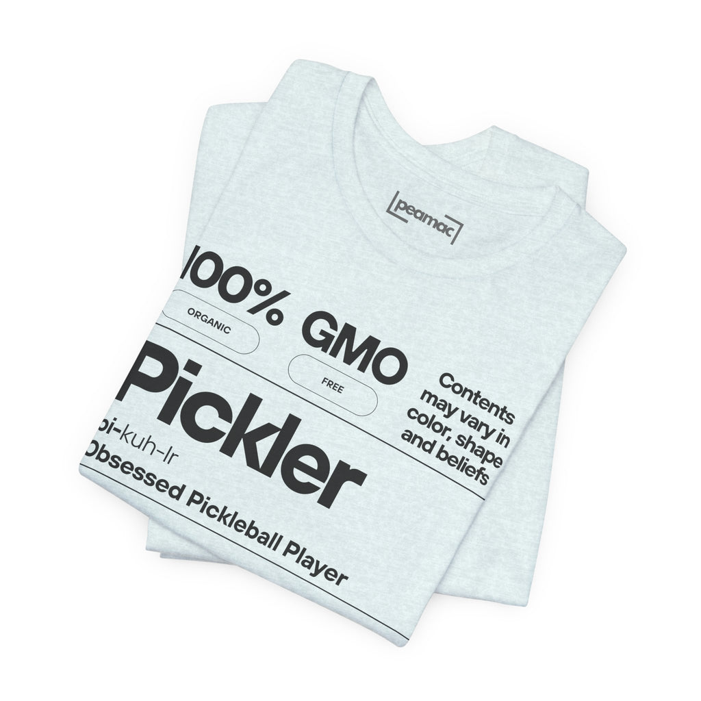 Men's Pickler Funny Definitions T-Shirt by Printify featuring black lightweight activewear with pickleball-themed text.