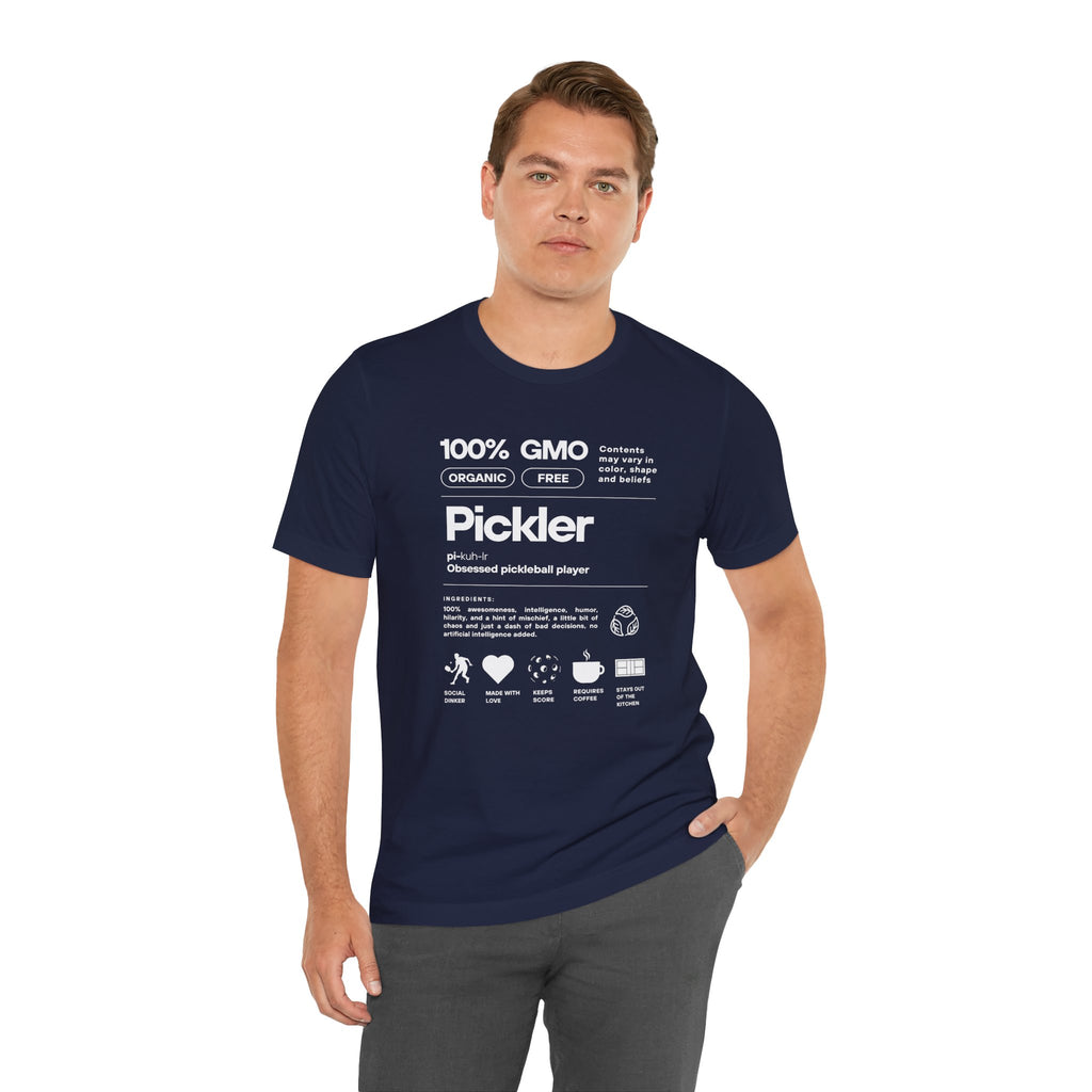 Pickler Funny Definitions T-Shirt - Men's Pickleball Tee - Premium Lightweight Activewear
