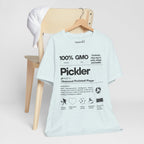 Men's black Pickler Funny Definitions T-Shirt featuring pickleball-themed text, lightweight premium activewear by Printify.