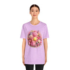 Peony Pickleball Tee — Premium Cotton Unisex T-Shirt