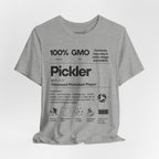 Men's black Pickler Funny Definitions T-Shirt featuring pickleball-themed text, lightweight activewear from Printify.