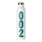 20oz stainless steel Pickleball GameStart green hydration water bottle by Printify, featuring a sleek design and sports-friendly grip.