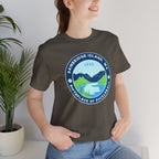 Unisex Bainbridge Island Pickleball T-Shirt featuring "Birthplace of Pickleball 1965" logo and design on a comfortable cotton tee.