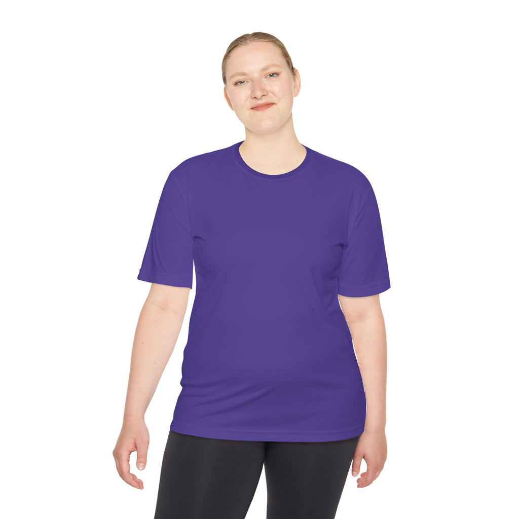 Unisex Pickleball Pride T-Shirt by Printify, moisture-wicking performance tee with colorful pickleball-themed design.