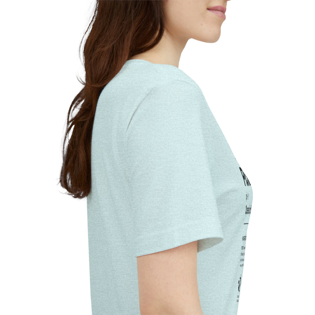 Women's Pickler Funny Definitions T-Shirt featuring black text, lightweight activewear, perfect for pickleball enthusiasts.