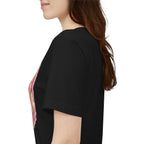 Unisex Peony Pickleball Tee made from premium cotton featuring a colorful pickleball design on a comfortable T-shirt.
