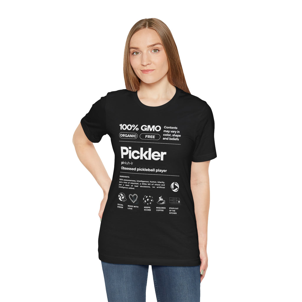 Pickler Funny Definitions T-Shirt - Women's Pickleball Tee - Premium Lightweight Activewear